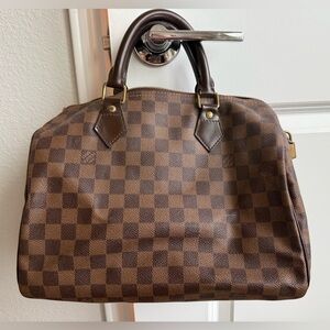 Authentic Louis vuitton damier ebene speedy 30 handbag bag